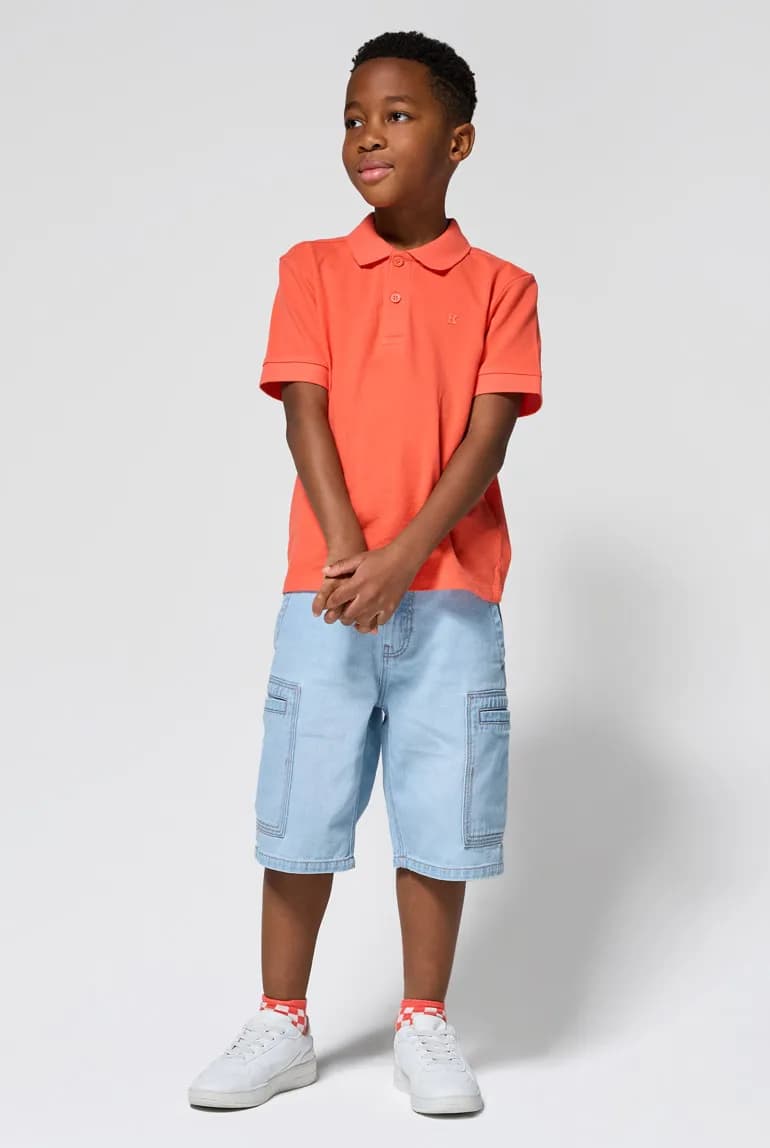 Bermuda baggy denim